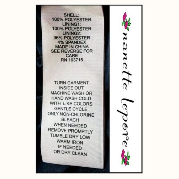 NANETTE LEPORE NEW Romantic Floral Allover Embossed/Scalloped ELace Top S - Picture 11 of 12